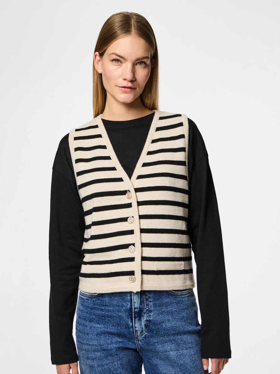 Pieces PCNISA KNITTED VEST, Cloud Dancer, highres - 17153283_CloudDancer_1144546_003.jpg