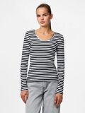 Product image thumbnail - PCKITTE LONG SLEEVED TOP, Black | 1