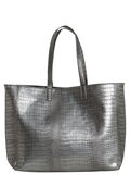 Pieces BIG SHOPPING BAG, Silver Colour, highres - 17085129_SilverColour_001.jpg