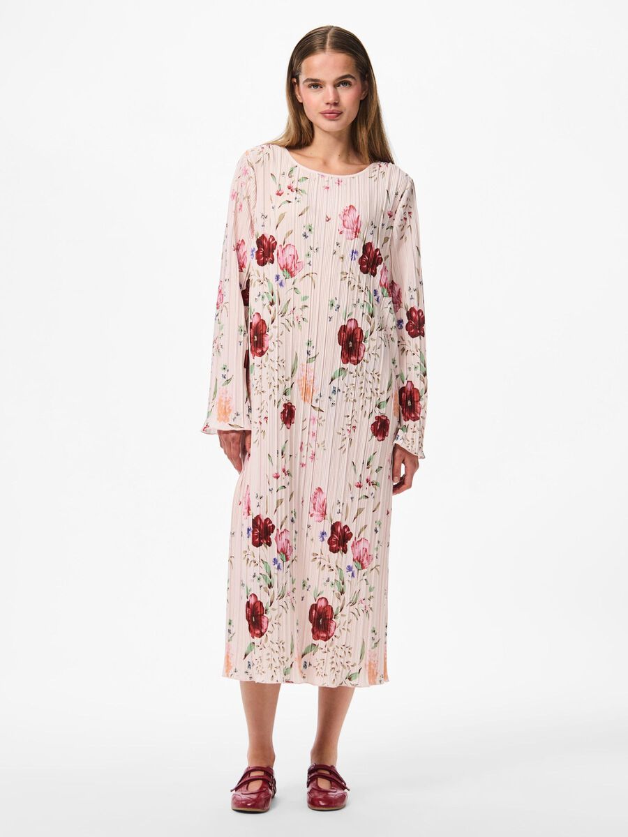 Pieces PCAMBER - PLISSE ROBE MI-LONGUE, Pink Tulle, highres - 17162181_PinkTulle_1231638_003.jpg