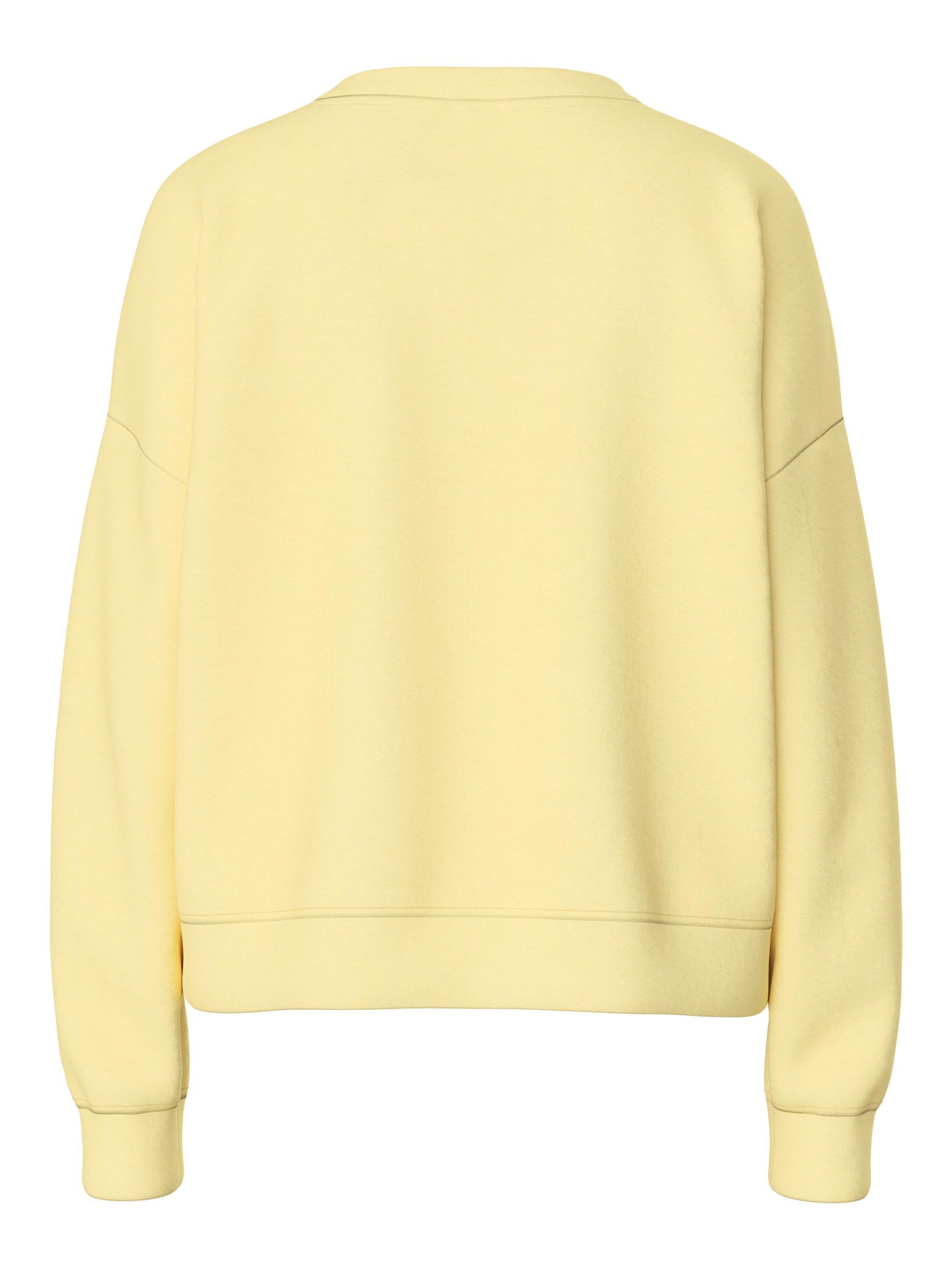 Pastel yellow sweatshirt discount