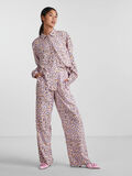 Pieces PCBERNICE WIDE-LEG TROUSERS, Papaya, highres - 17134740_Papaya_1008501_005.jpg