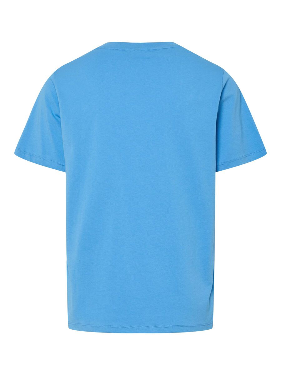 Pieces PCRIA - COTON T-SHIRT, Azure Blue, highres - 17140802_AzureBlue_002.jpg