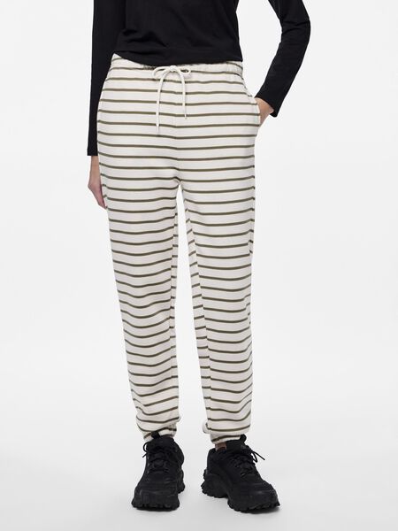 Pieces PCCHILLI STRIPED SWEATPANTS, Cloud Dancer, highres - 17146885_CloudDancer_1084414_003.jpg