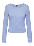 Pieces PCSIA LONG SLEEVED TOP, Vista Blue, highres - 17143577_VistaBlue_001.jpg