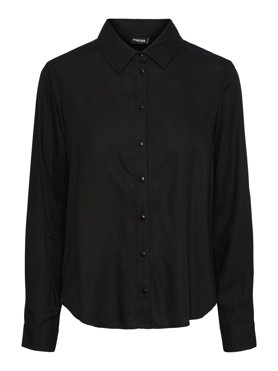 Carousel image - PCNOVA LONG SLEEVED SHIRT, Black | 5