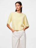 Pieces PCSILLY SHORT SLEEVED KNITTED TOP, Pale Banana, highres - 17158204_PaleBanana_1199089_003.jpg
