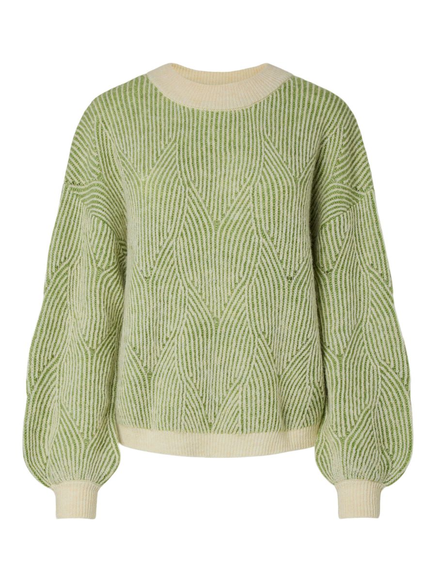 Product carousel image 2 PCJENNA STRICKPULLOVER, Whitecap Gray