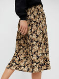 Pieces PLISSÉ PRINTED MIDI SKIRT, Black, highres - 17108643_Black_804679_006.jpg