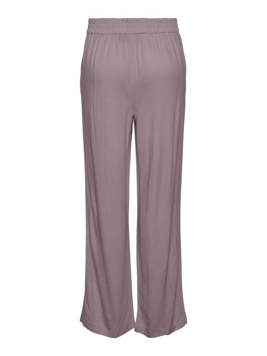 Pieces PCVINSTY  LINEN-BLEND TROUSERS, Woodrose, highres - 17146434_Woodrose_002.jpg