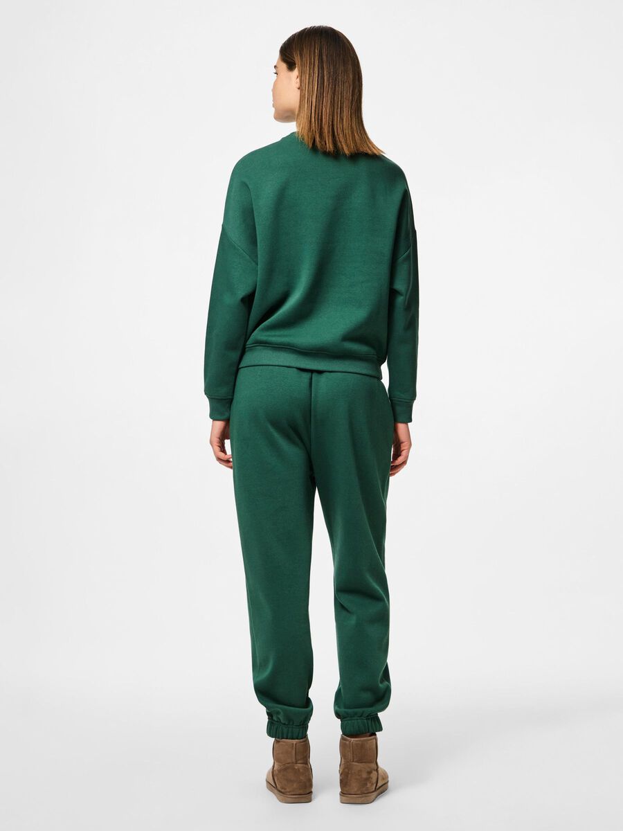 Pieces PCSASIE SWEATPANTS, Hunter Green, highres - 17156650_HunterGreen_1220289_004.jpg