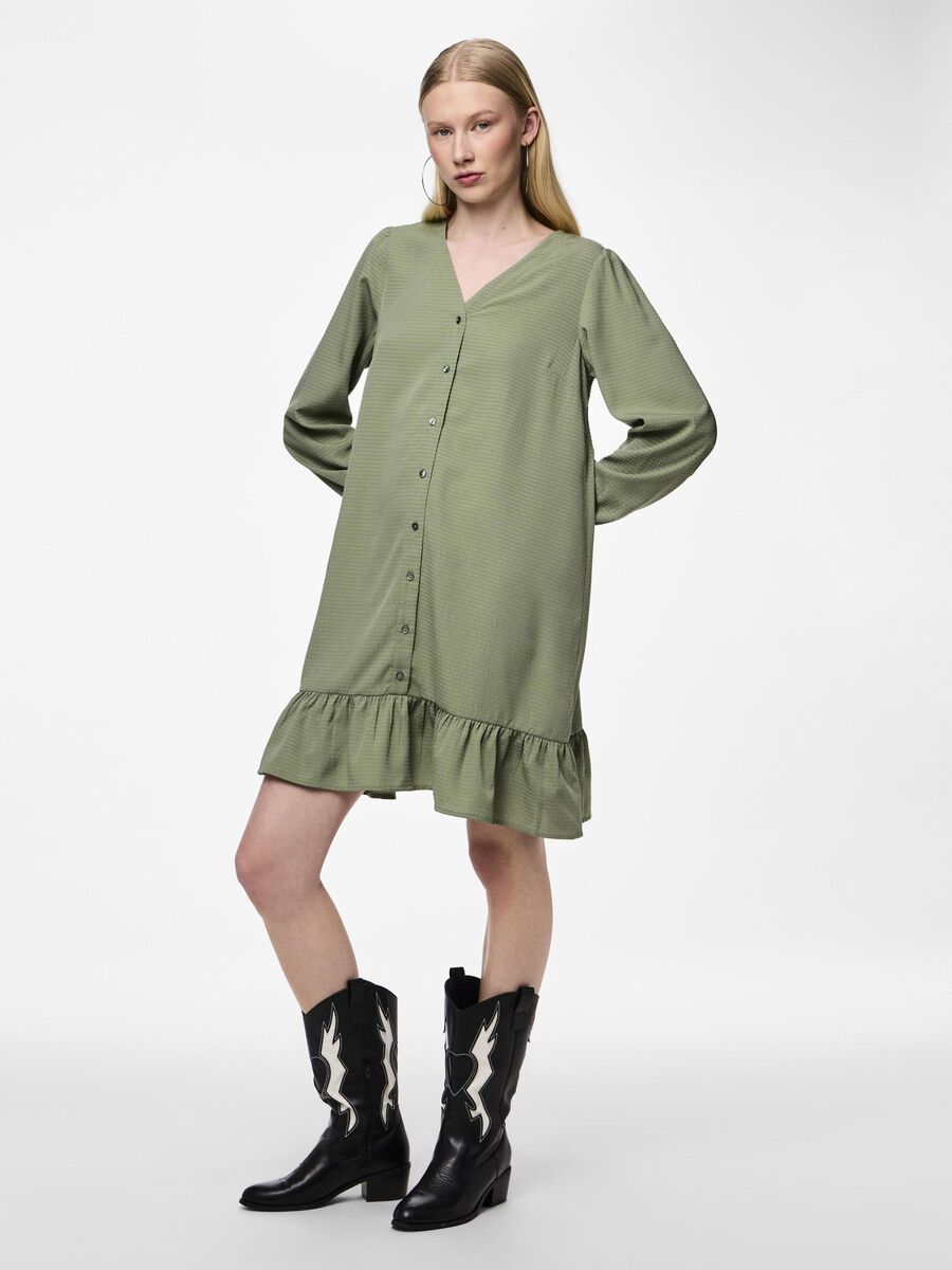 Pieces PCSIENNA MINI-ROBE, Hedge Green, highres - 17149320_HedgeGreen_005.jpg