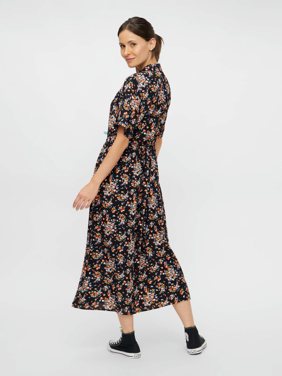 Carousel image - TRYCKT MIDIKL&Auml;NNING, Black | 2