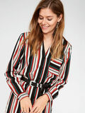 Pieces STRIPED LONG SHIRT DRESS, Black, highres - 17098796_Black_711542_008.jpg