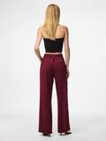 Product image thumbnail - PCKAMIL WIDE-LEG TROUSERS, Tawny Port | 2