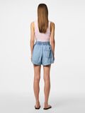 Pieces PCFLORA HW  DENIM SHORTS, Light Blue Denim, highres - 17158452_LightBlueDenim_004.jpg