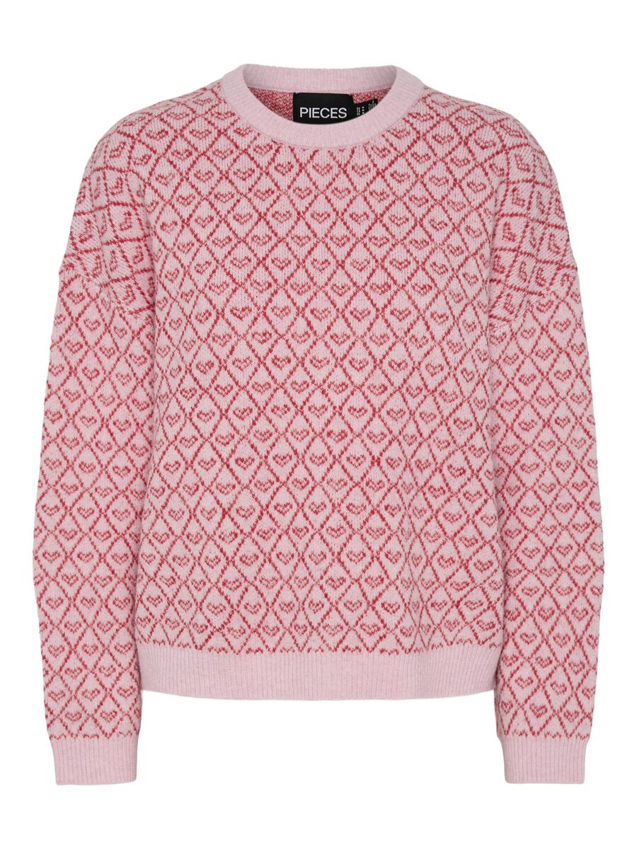 Pieces PCNAVI KNITTED JUMPER, Roseate Spoonbill, highres - 17154857_RoseateSpoonbill_1156571_001.jpg
