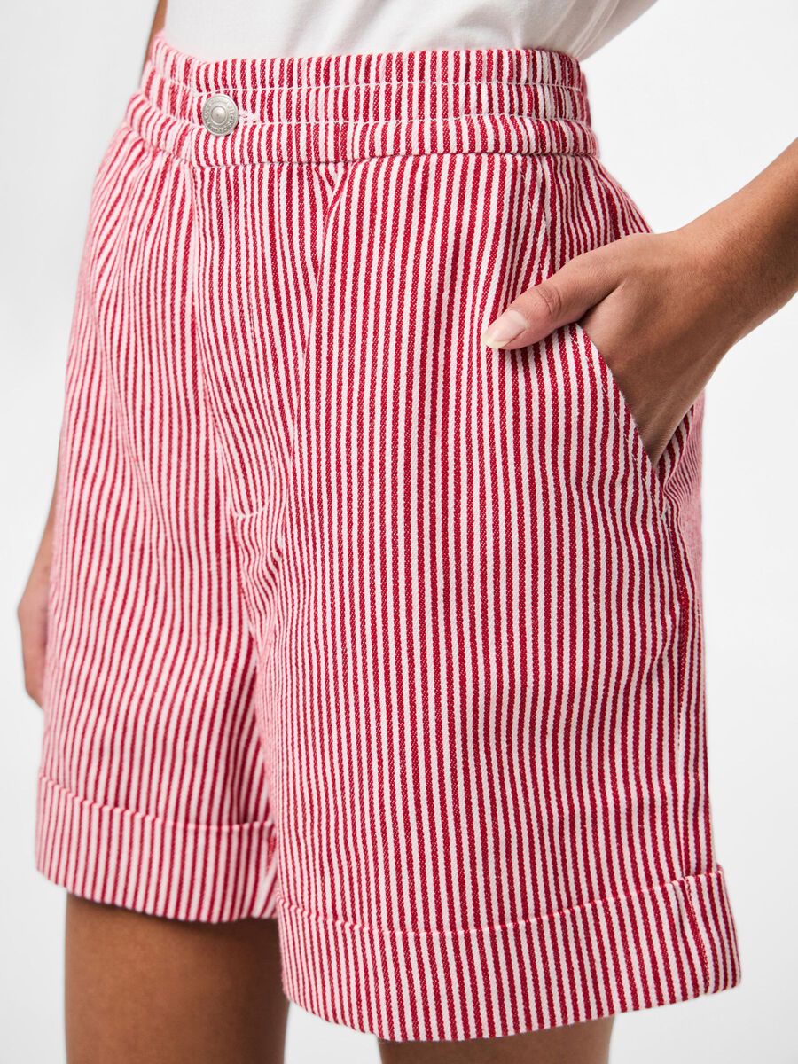 Pieces PCALLO SHORTS, Salsa, highres - 17148896_Salsa_1100445_006.jpg