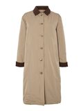 Product image thumbnail - PCJORMA LONG CORDUROY COAT, Greige | 7