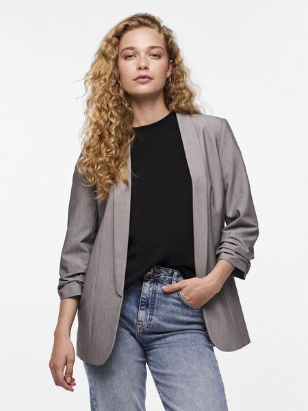 Pieces PCBOSELLA BLAZER, Light Grey Melange, highres - 17090996_LightGreyMelange_003.jpg