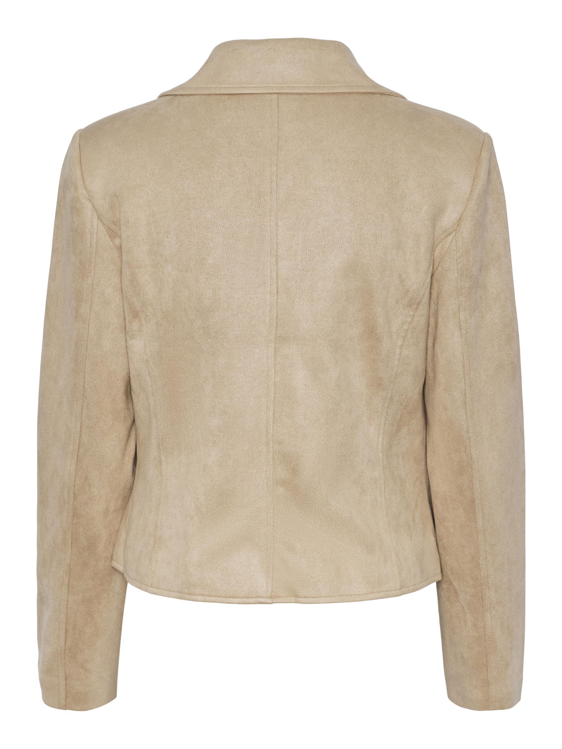 Nude suede biker jacket hot sale