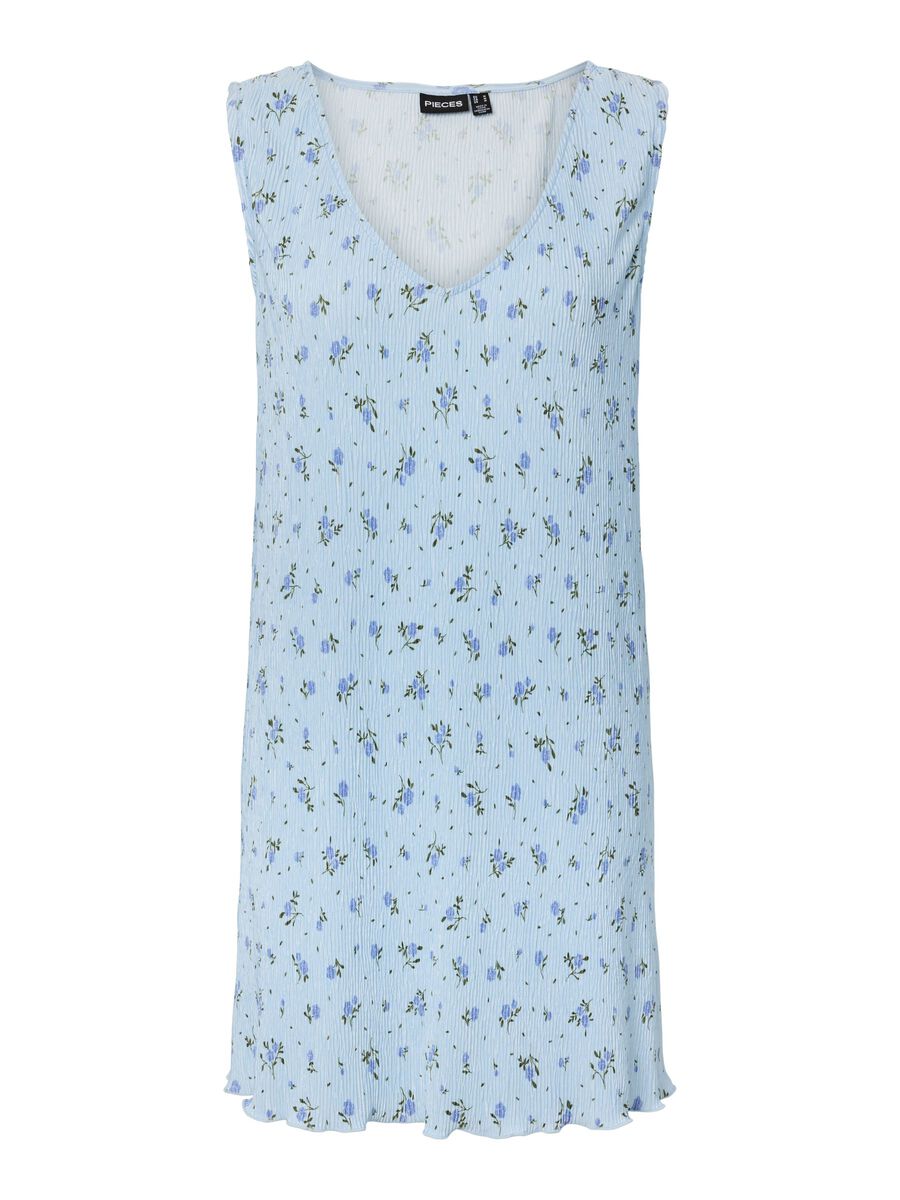 Product carousel image - PCFLORA TANKTOP MIDIKLEID, Cashmere Blue | 2
