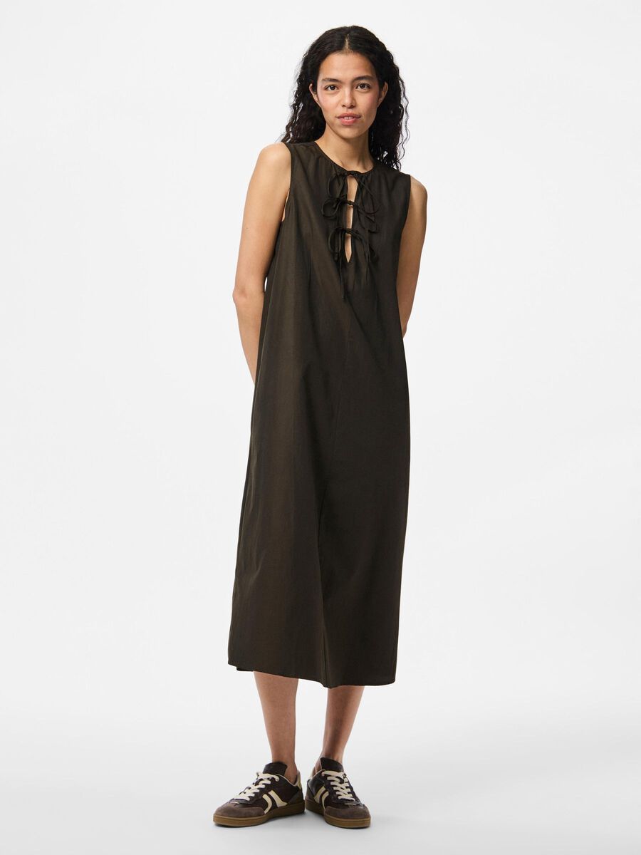 Pieces PCJENNA REVERSE TIE MIDI DRESS, Delicioso, highres - 17163561_Delicioso_003.jpg