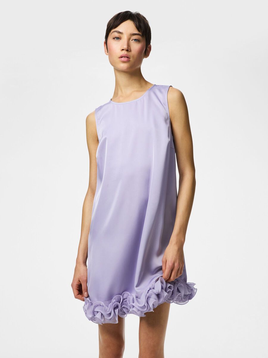 Product carousel image - PCBEJA MIDI-JURK, Pastel Lilac | 1