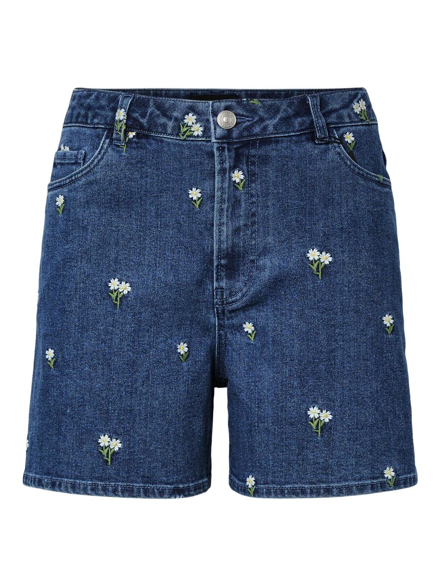 Carousel image - PCFLORA HW  DENIM SHORTS, Medium Blue Denim | 5