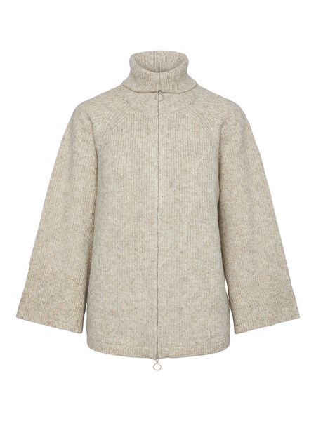 Pieces PCJADE KNITTED CARDIGAN, White Pepper, highres - 17141243_WhitePepper_001.jpg