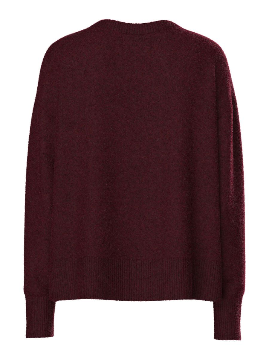 Carousel image - PCMALOU KNITTED PULLOVER, Tawny Port | 6