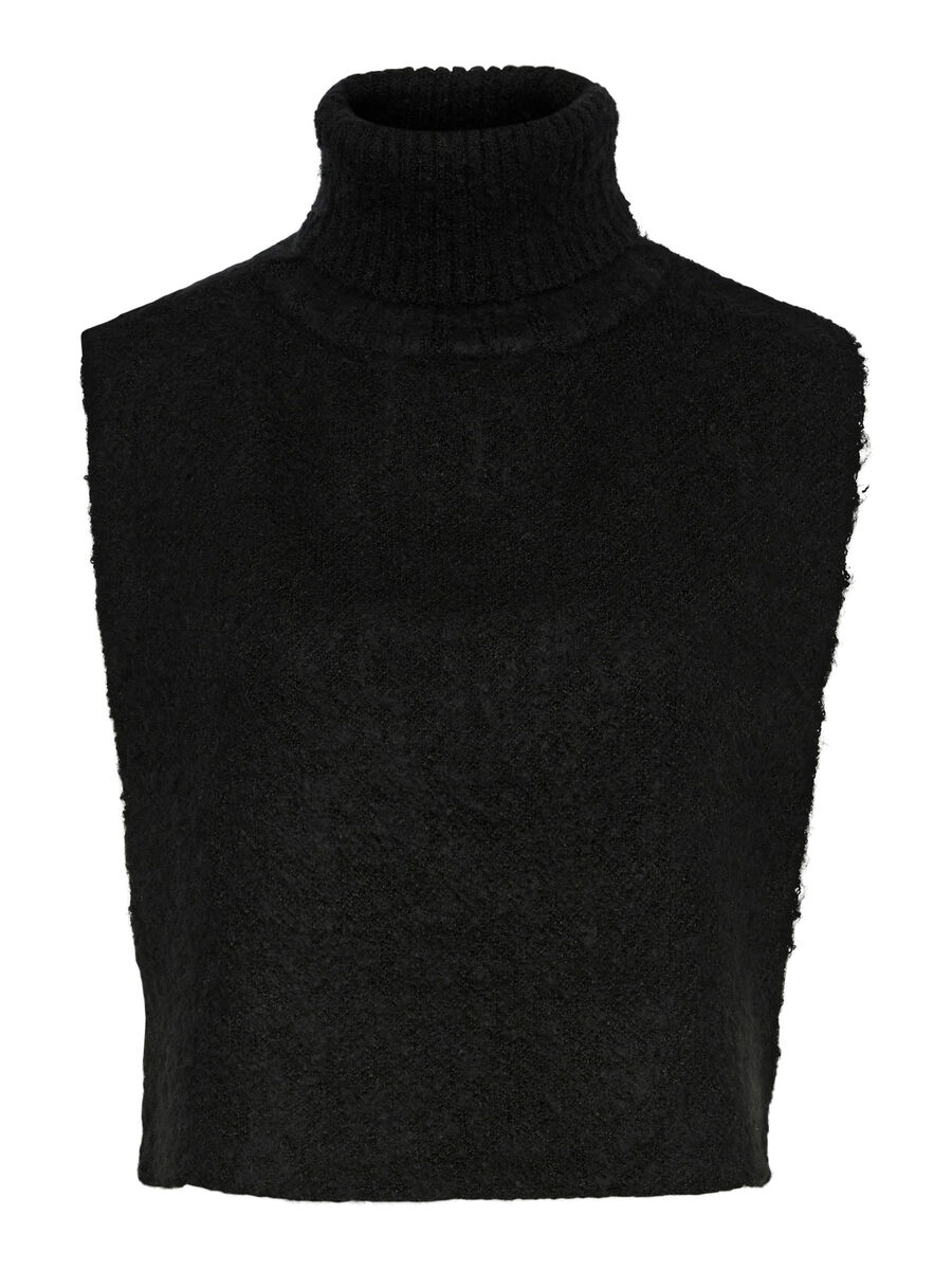 Pieces PCPYRON KNITTED VEST, Black, highres - 17130672_Black_001.jpg