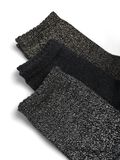 Pieces PCSEBBY 3-PACK GLITTER SOCKS, Black, highres - 17114641_Black_1144754_002.jpg
