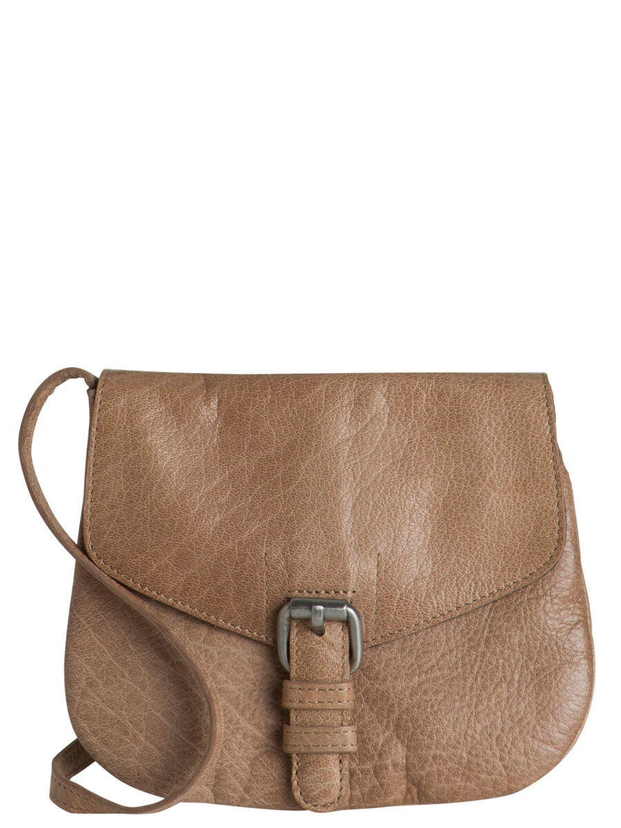 Pieces LEATHER CROSSBODY BAG, Nature, highres - 17085464_Nature_001.jpg