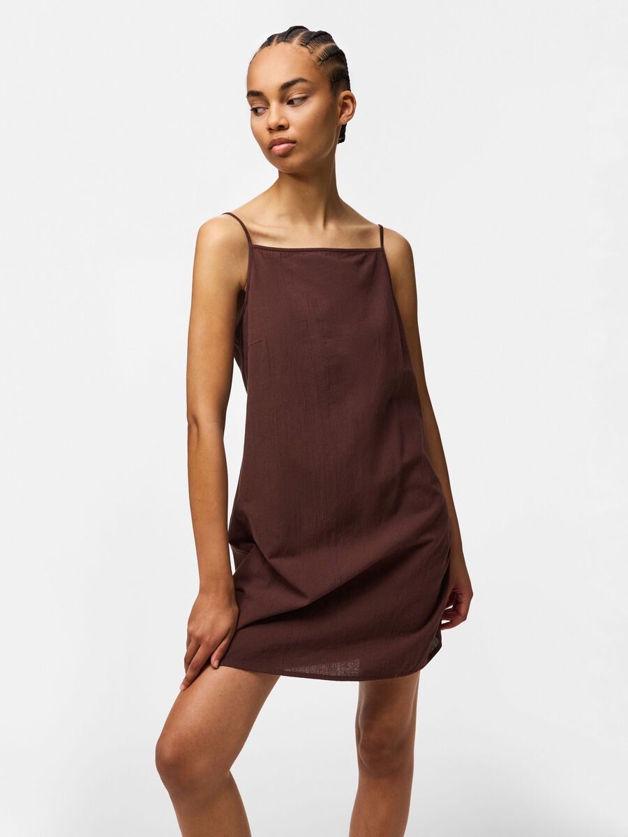 Carousel image - PCPIVA STRAP MINI DRESS, Chicory Coffee | 6