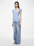 Pieces PCKELMA CAP SLEEVE TOP, Blue Bell, highres - 17150177_BlueBell_005.jpg