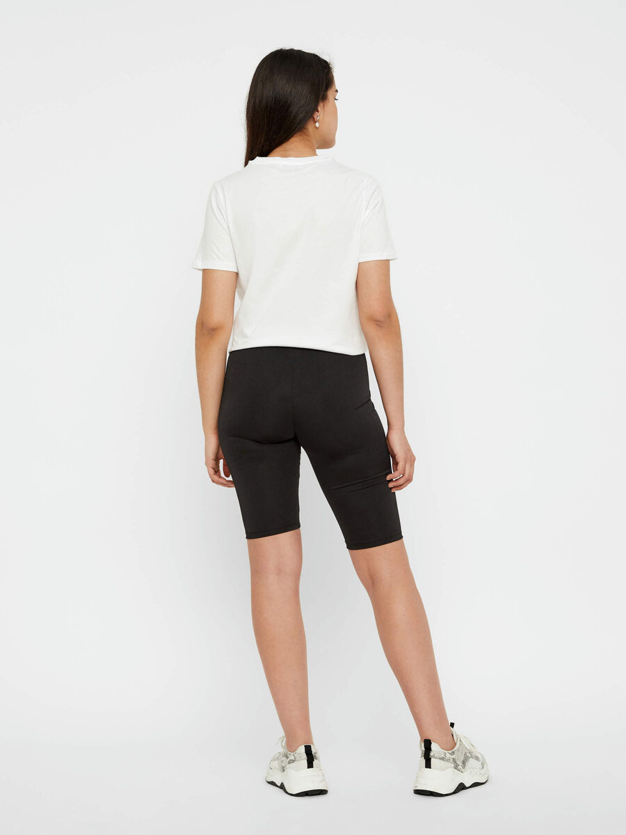 Pieces HIGH-WAIST BIKE SHORTS, Black, highres - 17097827_Black_004.jpg