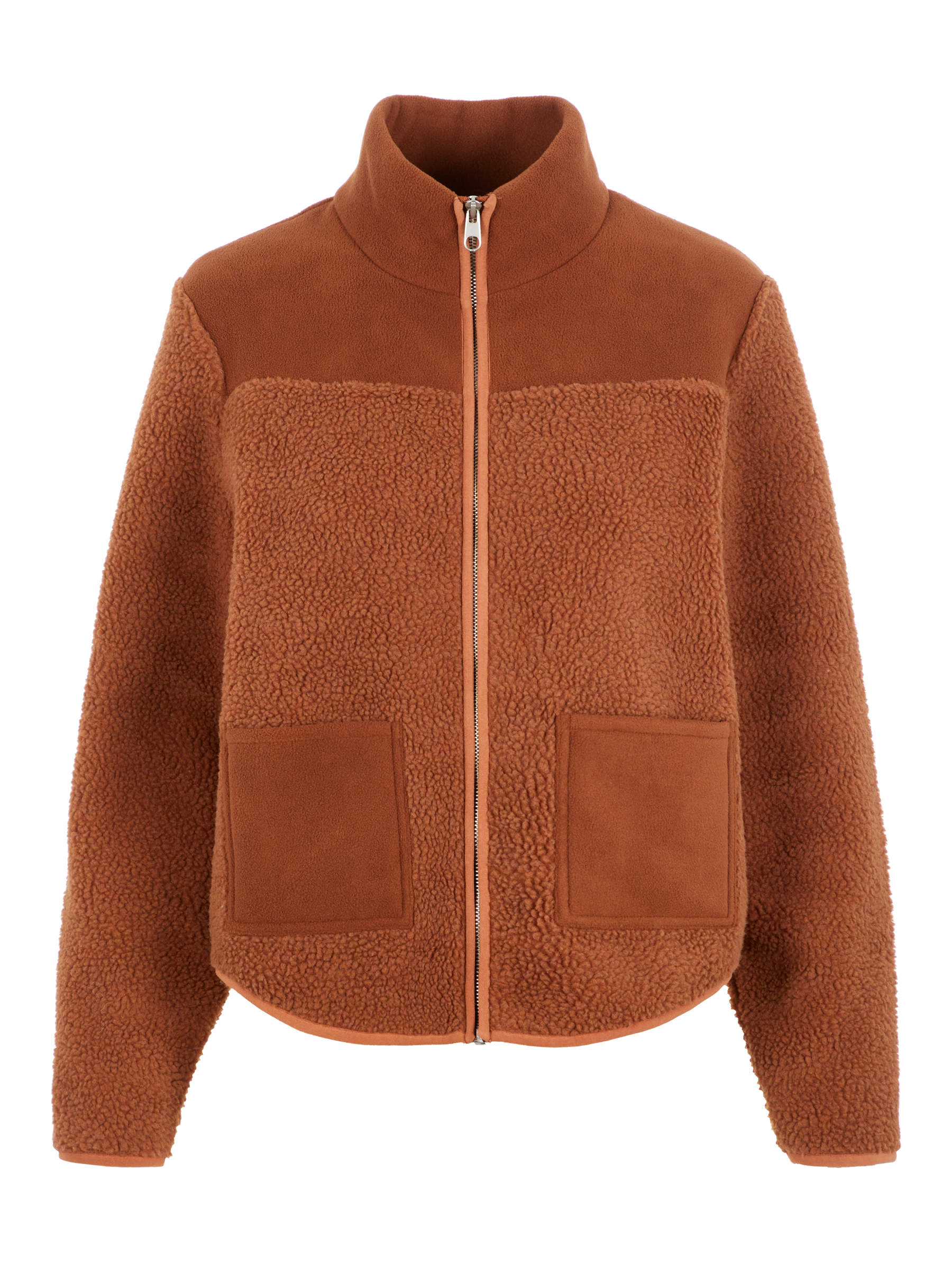 Pieces teddy jacket deals