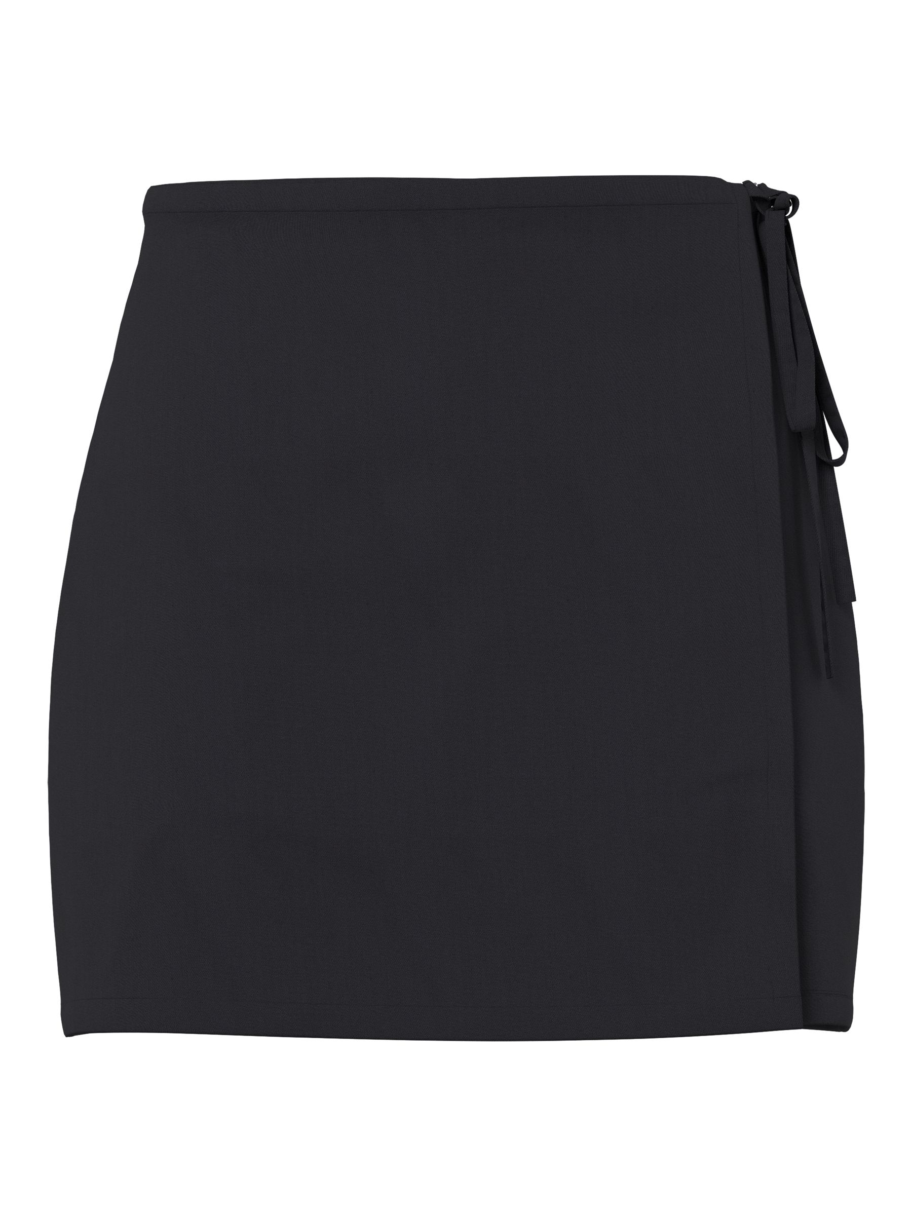 PCBOSELLA MW MINI WRAP SKIRT | Black | PIECES® Denmark