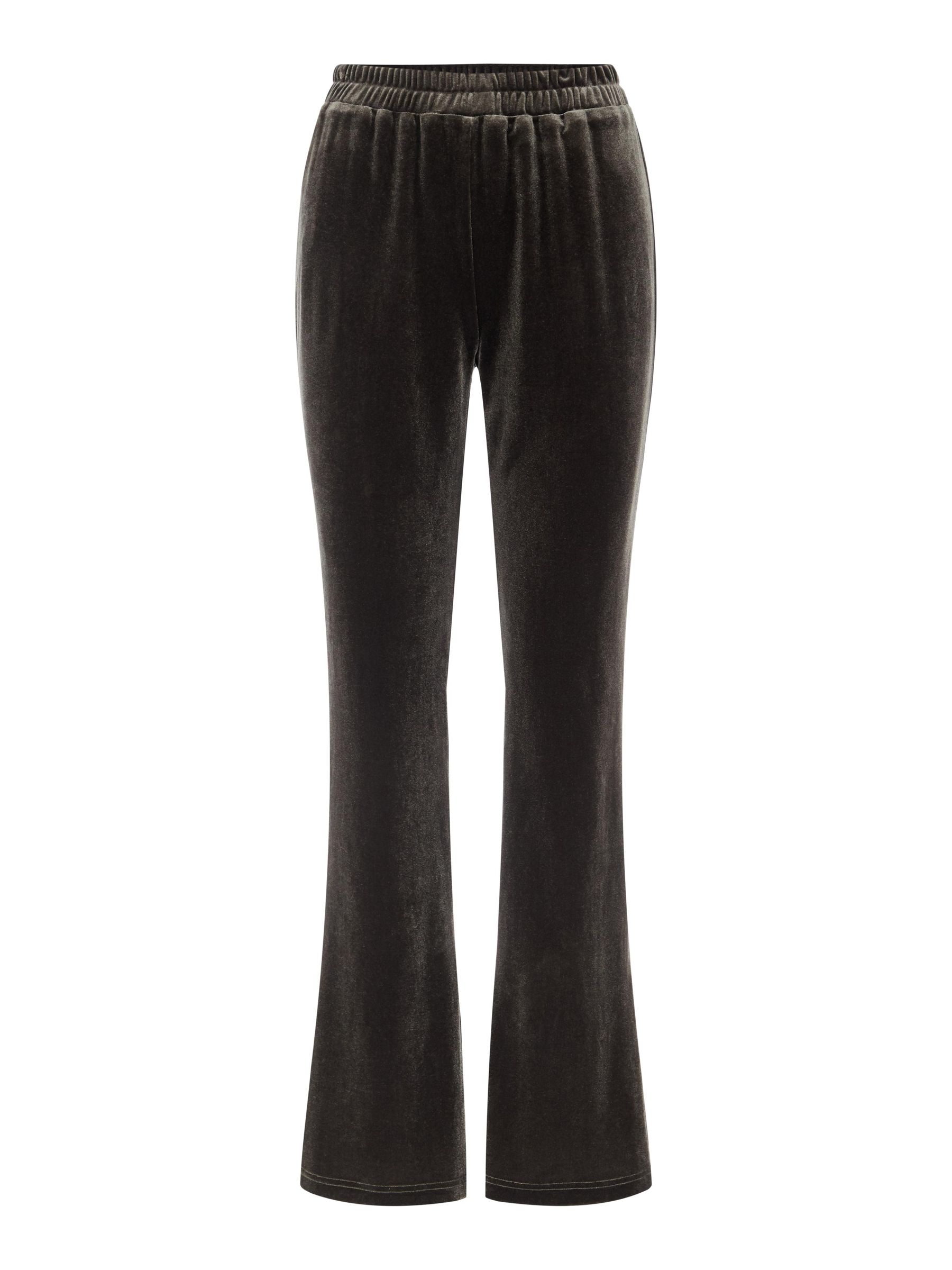 Brown FLARED TROUSERS | Pieces®