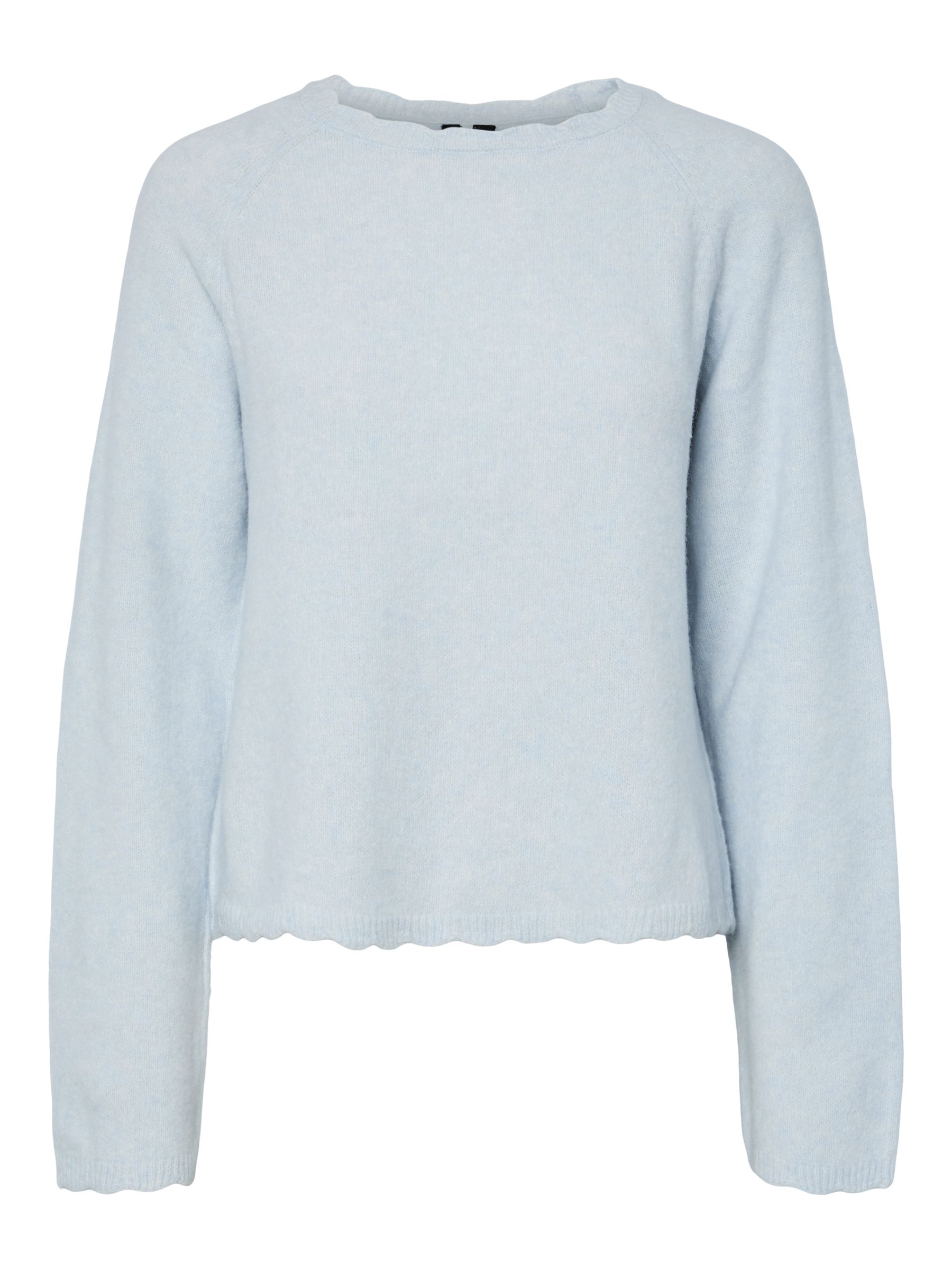 PCRATH KNITTED PULLOVER | Blue | PIECES® Austria