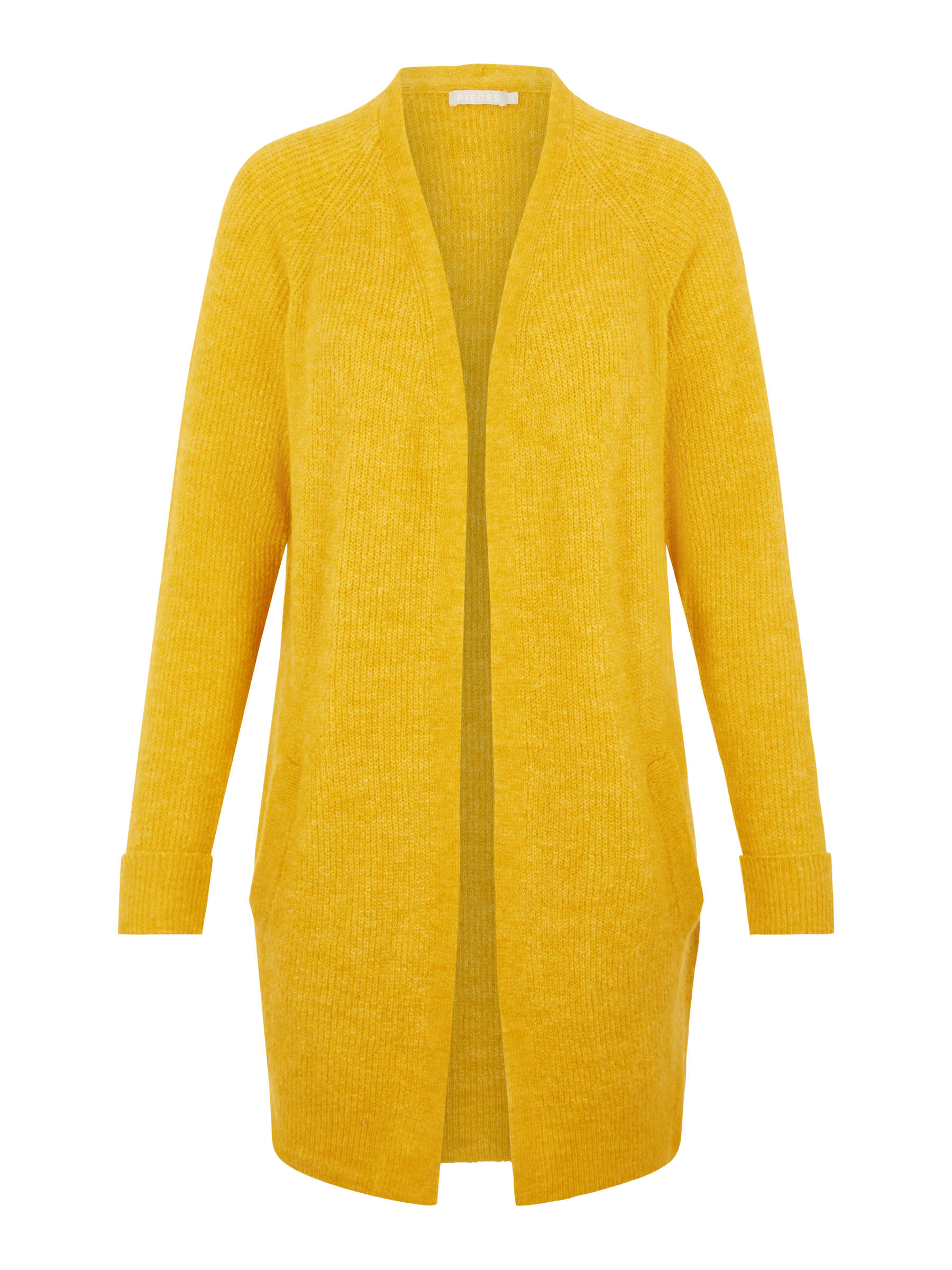 LONGLINE CARDIGAN (Yellow) Pieces®