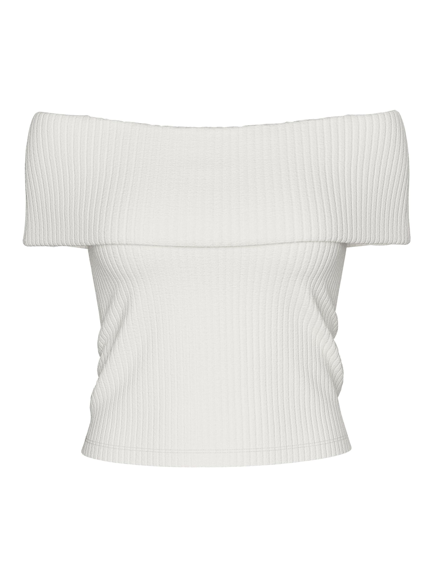 ★PLAGE_seoul★ Shoulder Detail Top_Off White Shoulder deatiled top_off-white : 플라주 (PLAGE)