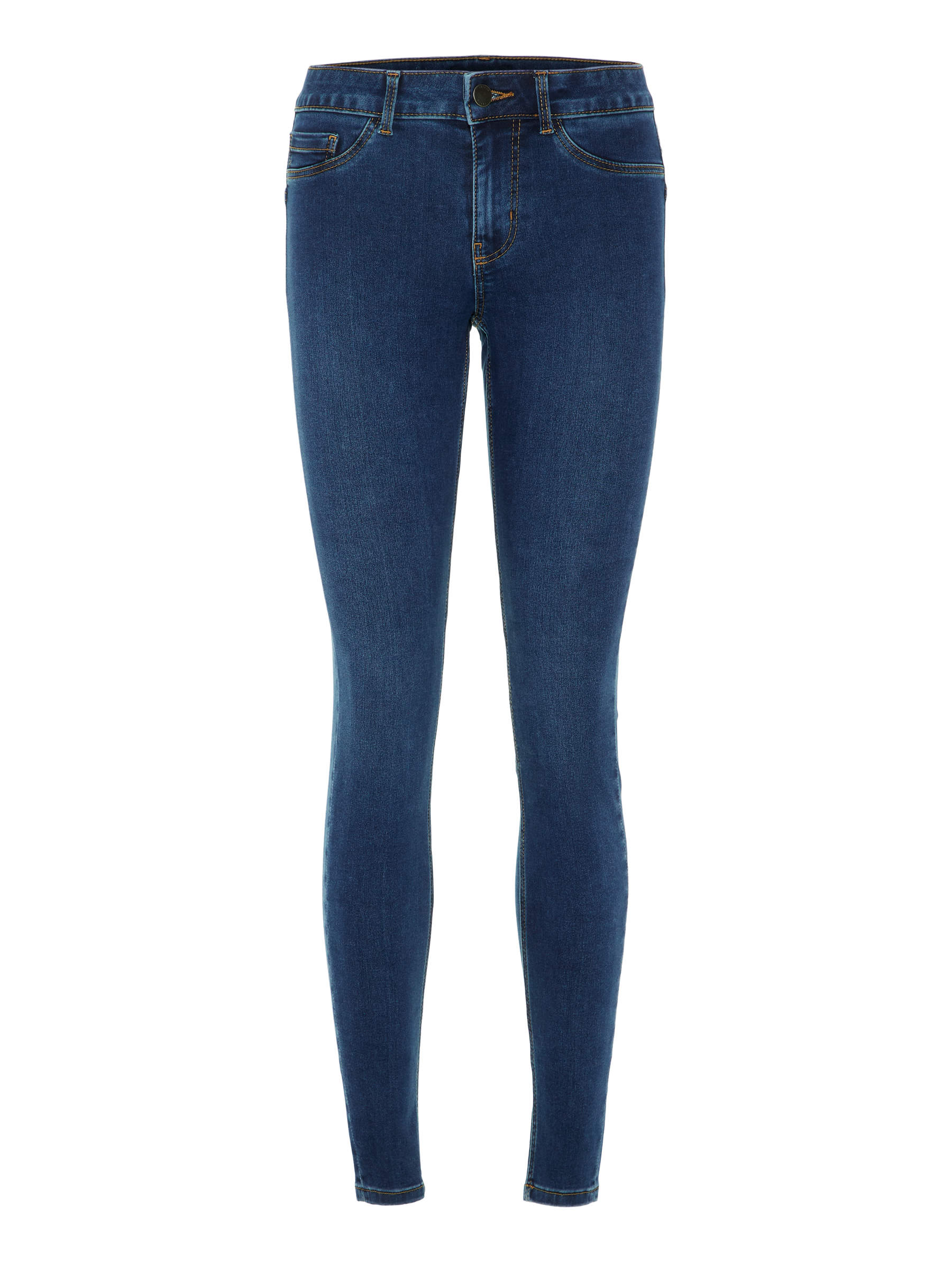 Mid waist shape-up skinny fit jeans 
