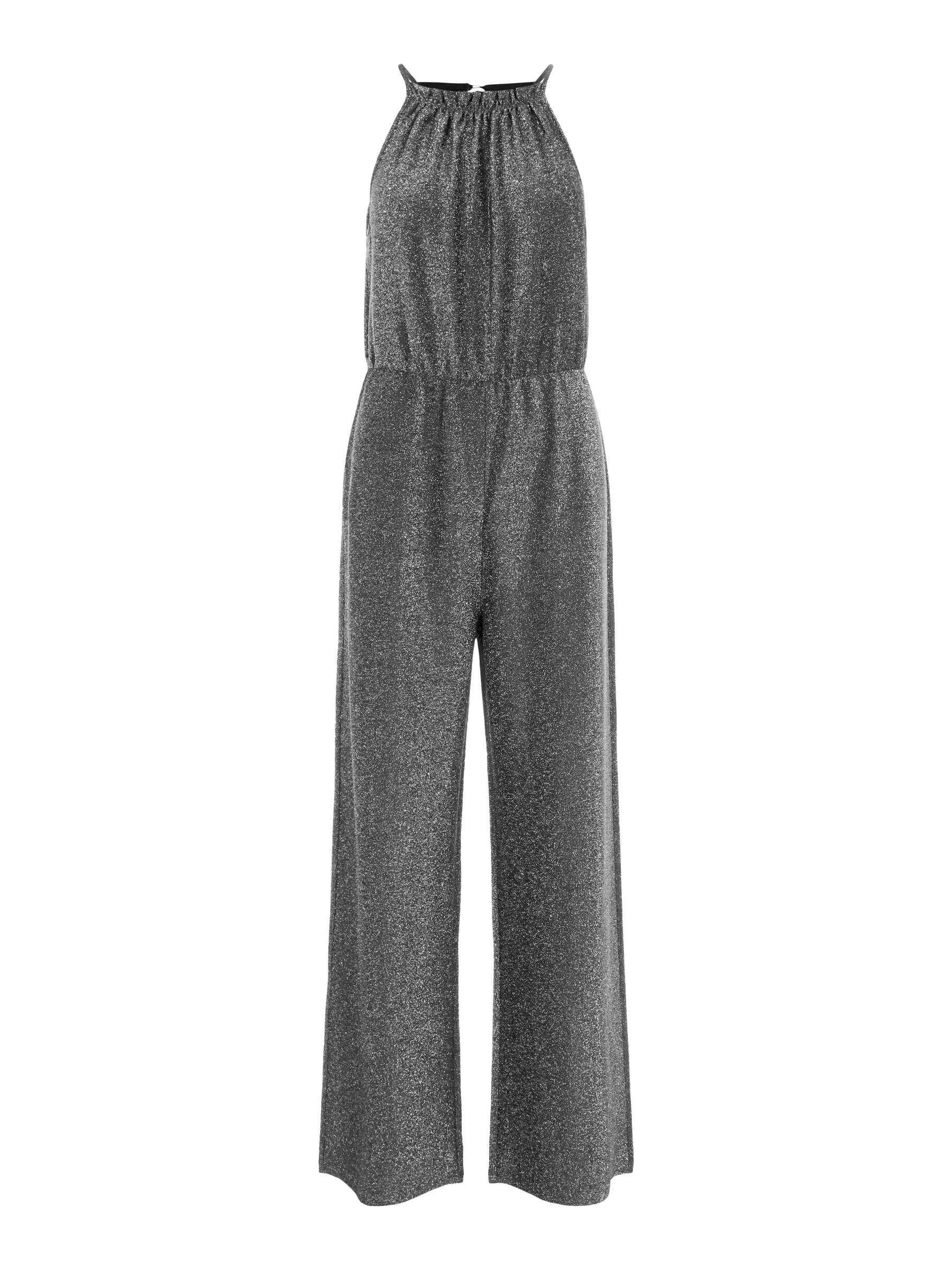 grey glitter jumpsuit