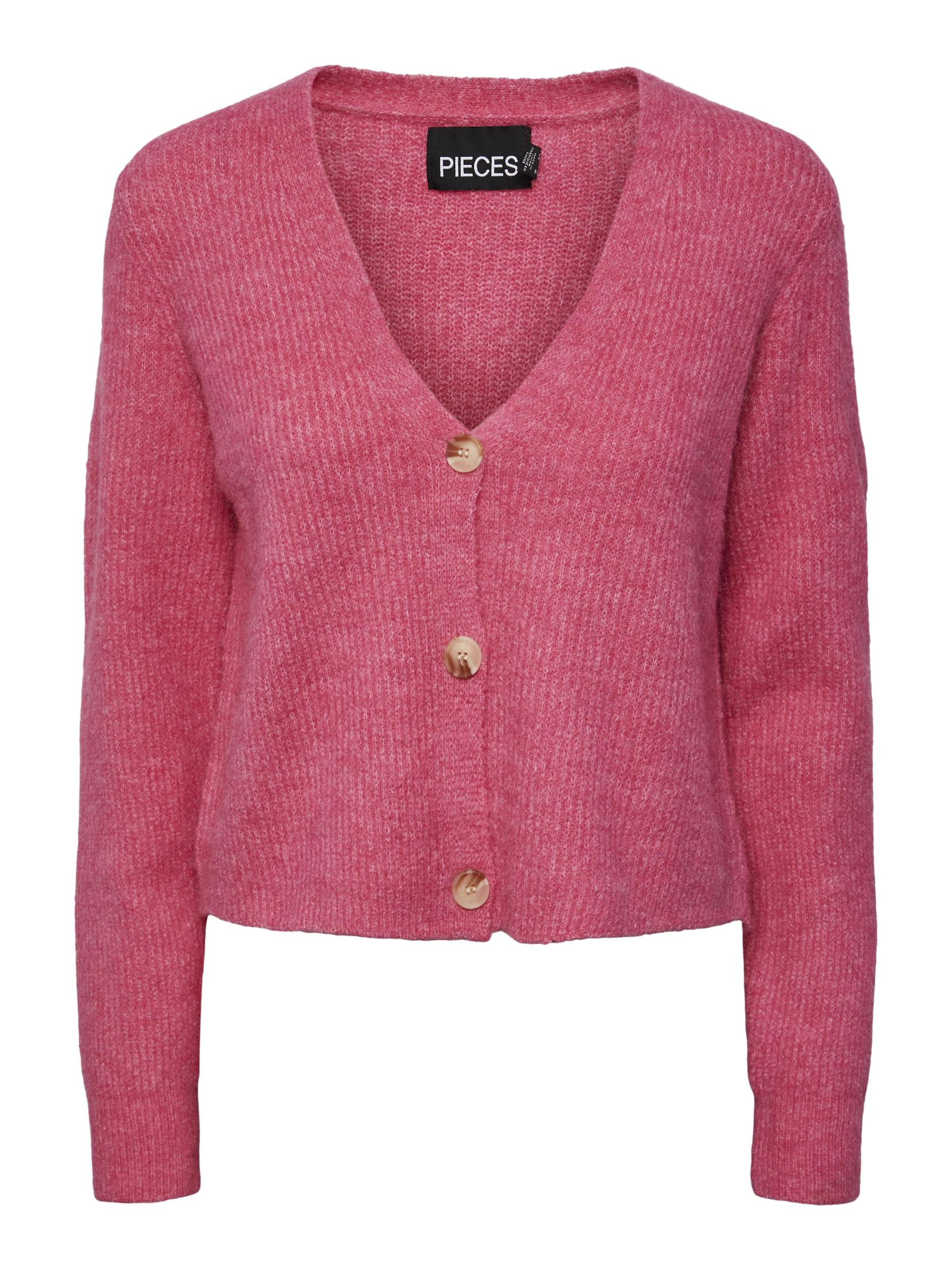 PIECES Pcellen Ls Short Cardigan Noos Bc Ladies Cardigan