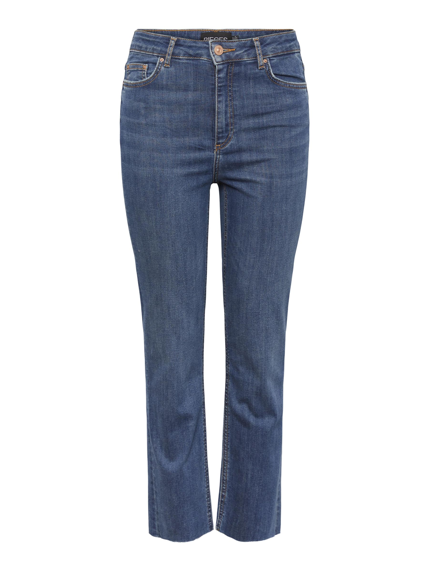 Jeans Rectos Para Mujer - Tiro Medio Y Ajuste Cómodo