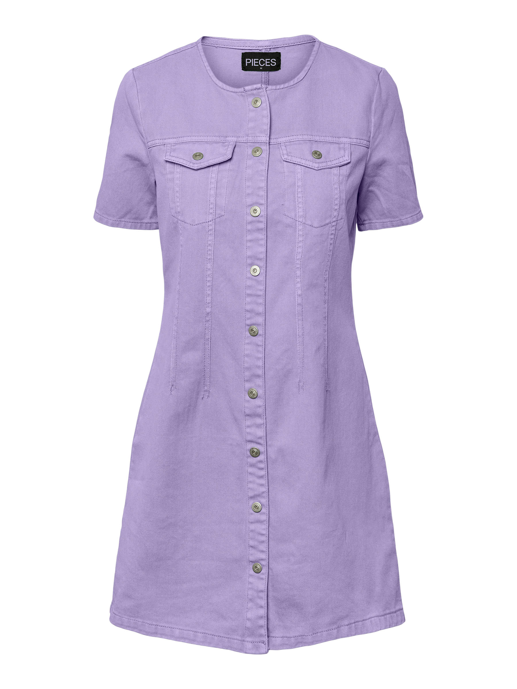 Buy Women Purple Denim Short Slip Dress Online At Best Price - Sassafras.in