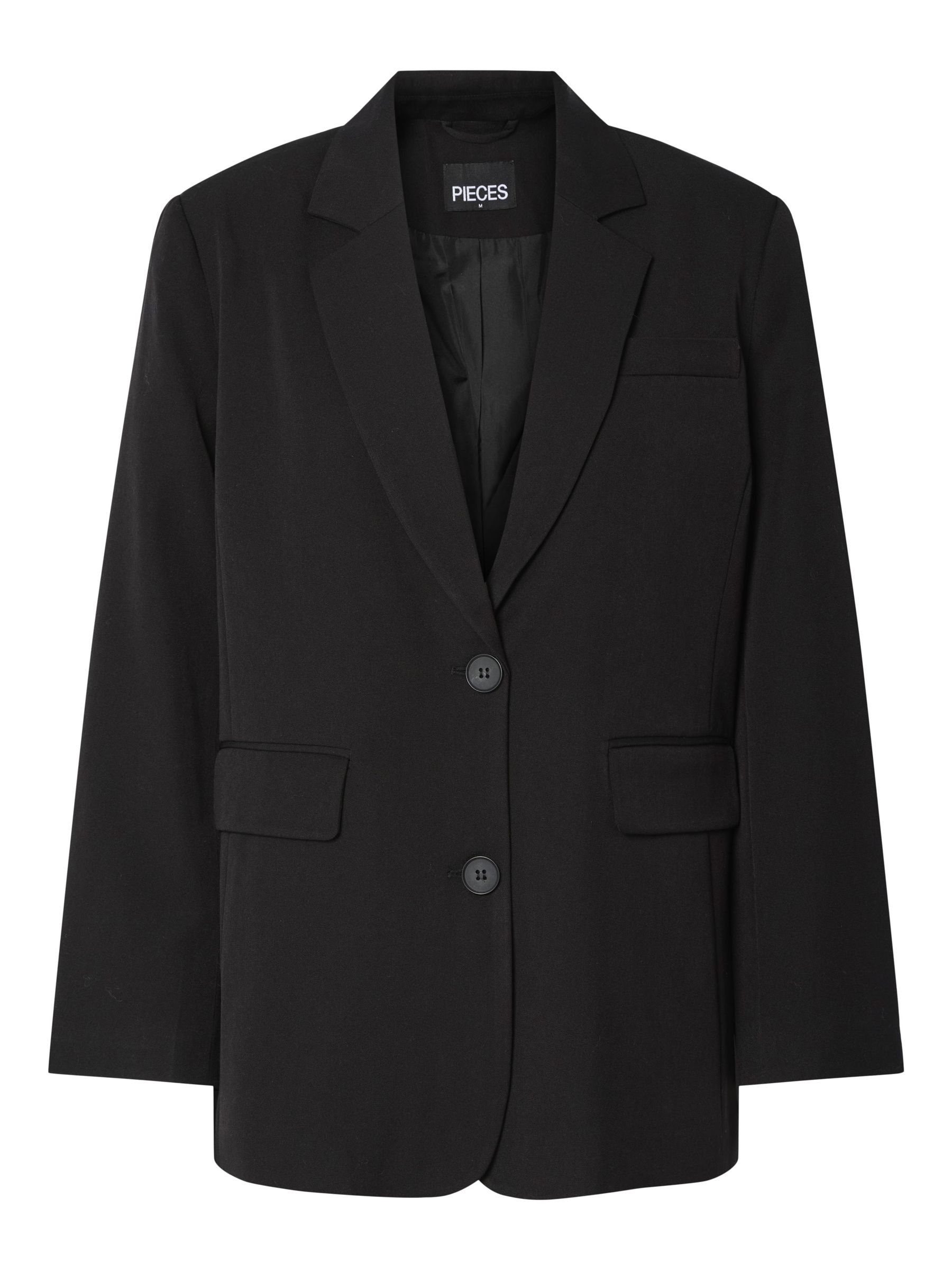 Pckamil Ls Loose Blazer Hot Fudge
