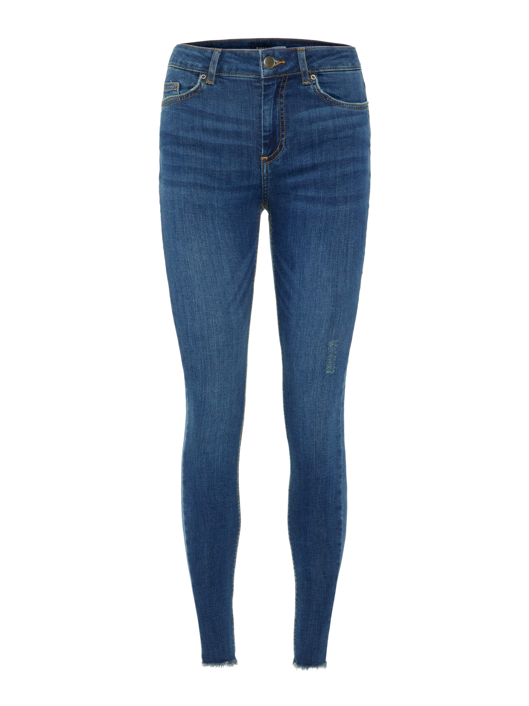 Mid waist skinny fit jeans | Pieces